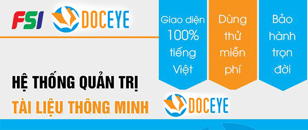 Giới thiệu phần mềm quản lý doanh nghiệp tốt nhất hiện nay DocEye